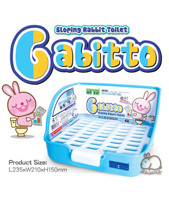 Alice Gabitto Sloping Rabbit Toilet - Kohepets