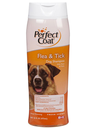 Perfect Coat Flea & Tick Shampoo For Dogs 16oz - Kohepets