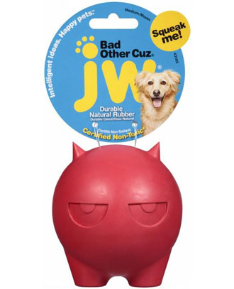 JW Other Cuz Bad Rubber Dog Toy Medium - Kohepets