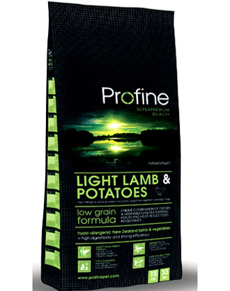 Profine Low Grain Light Lamb Potato Dry Dog Food Kohepets