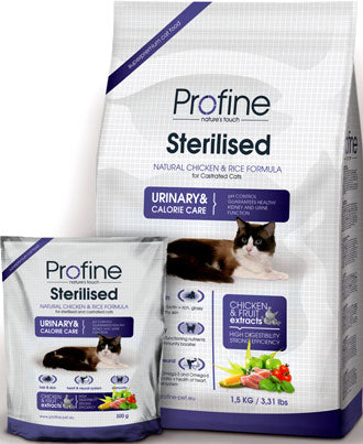 Profine Sterilised Dry Cat Food 3kg - Kohepets
