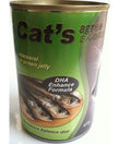 Cat's Agree Mackerel In Prawn Jelly Canned Cat Food 400g