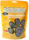 Real Meat All Natural Chicken & Venison Jerky Dog Treats 4oz