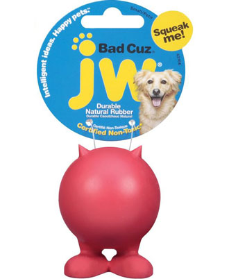 JW Bad Cuz Rubber Dog Toy Small - Kohepets
