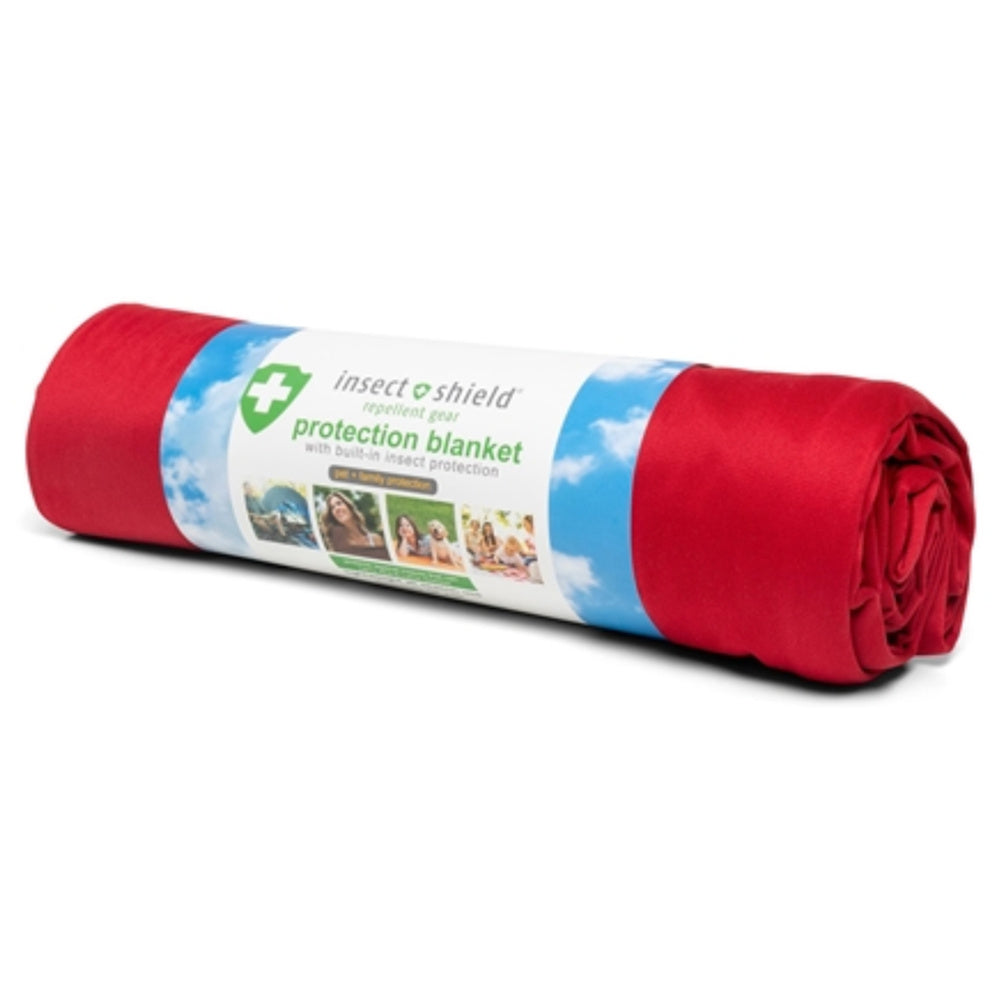 View of Insect Shield Flea & Tick Protection Blanket For Cats & Dogs (Red ...
