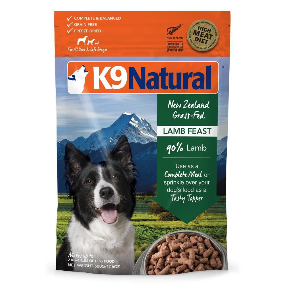 K9 Natural Lamb Feast Grain-Free Freeze-Dried Raw Dog Food Kohepets