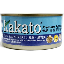 5% OFF 70g (Exp 15 Mar): Kakato Tuna & Mackerel Canned Cat & Dog Food - Kohepets