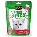 5 FOR $14 (Exp Nov24): Kit Cat Breath Bites Mint & Beef Flavour Dental Cat Treats 60g