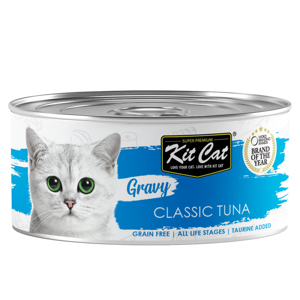 Kit Cat Gravy Tuna Grain-Free Canned Cat Food Kohepets