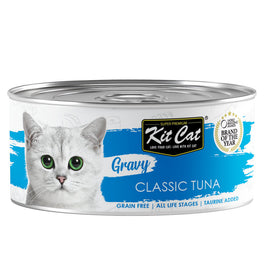 Kit Cat Gravy Tuna Grain-Free Canned Cat Food 70g - Kohepets