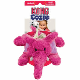 Kong Cozie Elmer The Pink Elephant Small Dog Toy - Kohepets