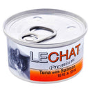 LeChat Premium Tuna With Salmon Canned Cat Food 80g