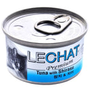 LeChat Premium Tuna With Shirasu Canned Cat Food 80g