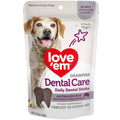 14% OFF: Love'em Dental Care Daily Dental Sticks Grain-Free Dental Dog Treats 145g - Kohepets