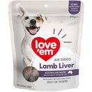 15% OFF: Love'em Lamb Liver Air Dried Dog Treats 200g