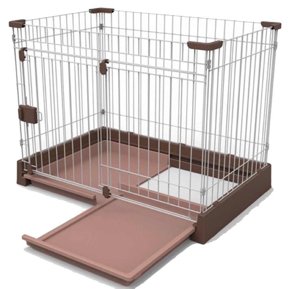 Marukan Easy Cleaning Brown Dog Cage | Kohepets