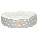 Mog & Bone Four Seasons Reversible Dog Bed - Grey Designer Dog