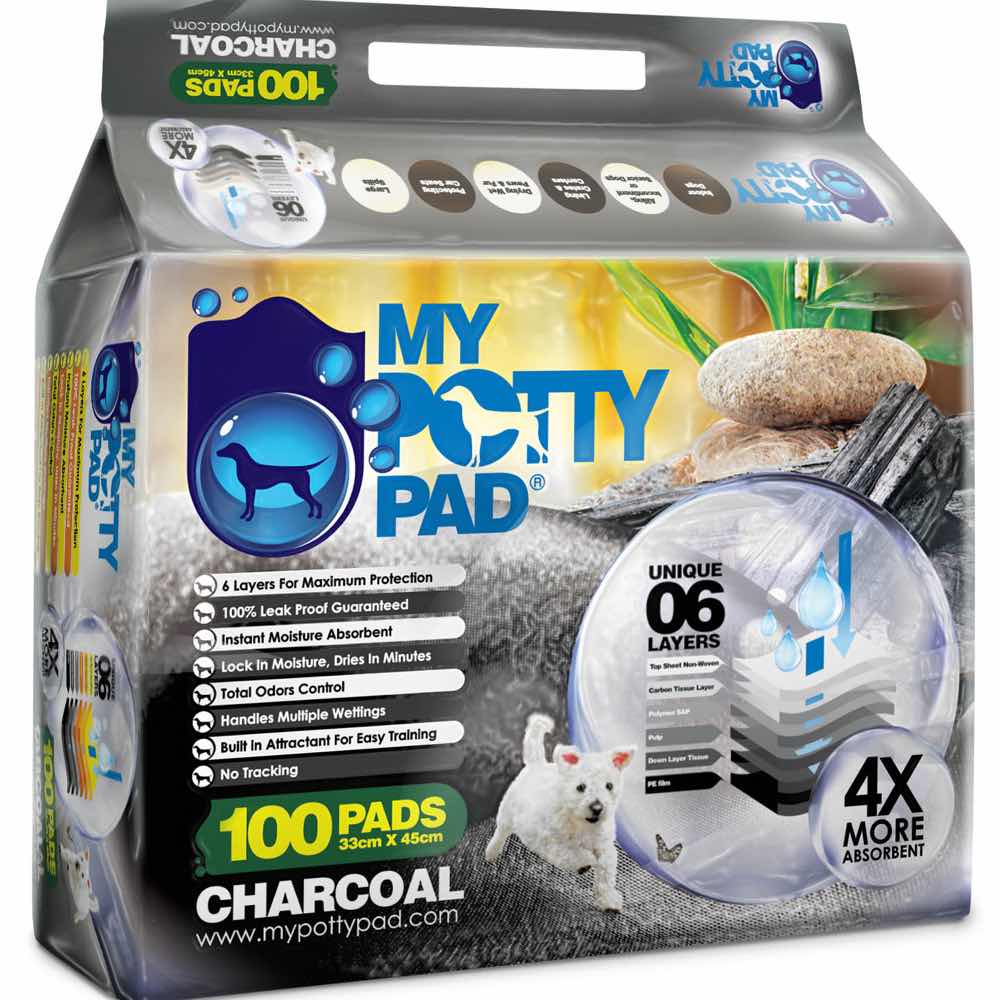 My Potty Pad Charcoal Pee Pad For Dogs Kohepets