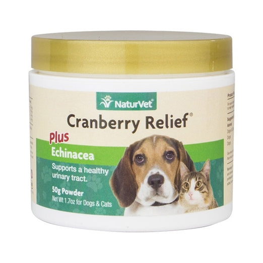20% OFF: NaturVet Cranberry Relief® Plus Echinacea Powder For Dogs & Cats 50g - Kohepets