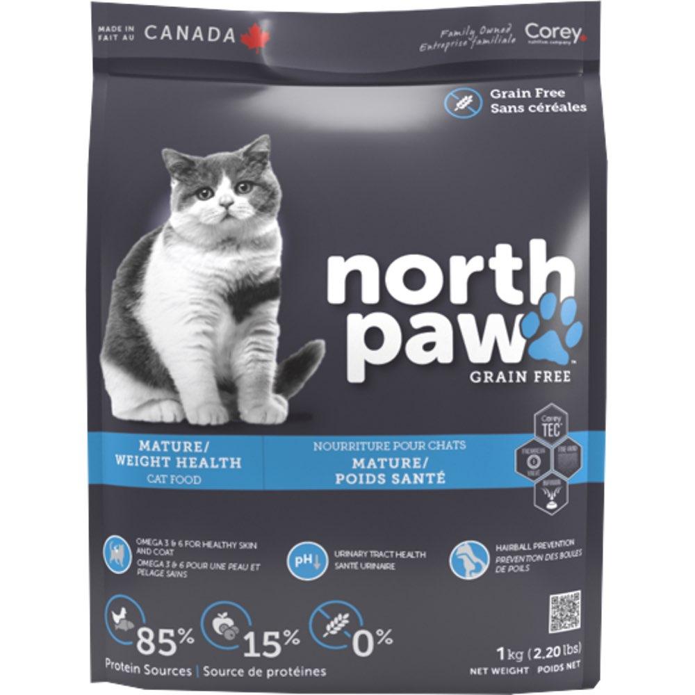 North Paw Mature/Weight Health Grain-Free Dry Cat Food Kohepets