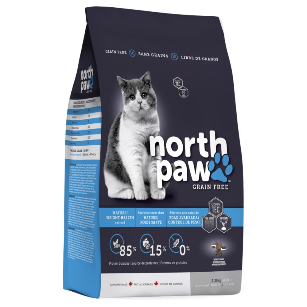 North Paw Mature/Weight Health Grain-Free Dry Cat Food Kohepets