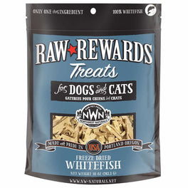 Northwest Naturals Raw Rewards Whitefish Freeze-Dried  Dog & Cat Treats 3oz - Kohepets