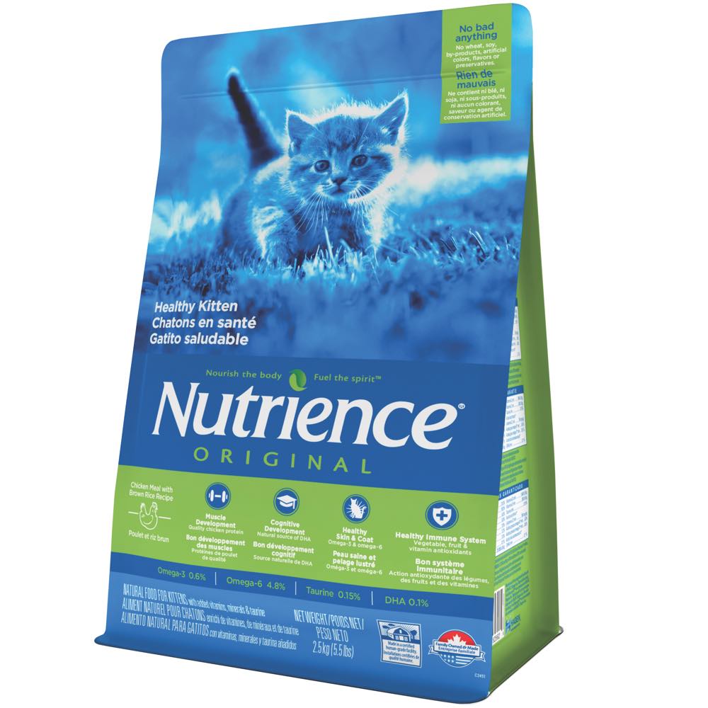 Nutrience Original Healthy Kitten Chicken Meal with Brown Rice Recipe
