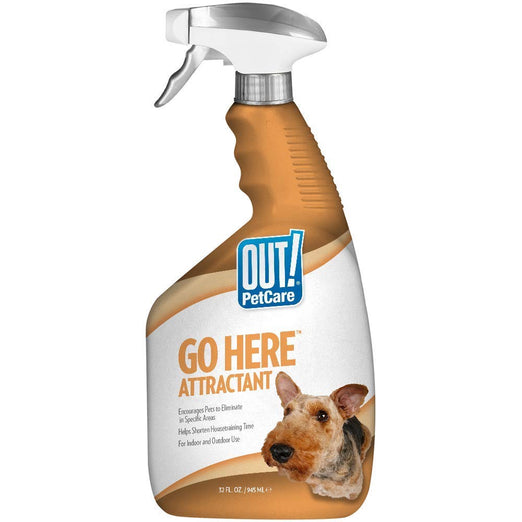 OUT! Go Here Attractant Indoor and Outdoor Dog Training Spray 945ml - Kohepets