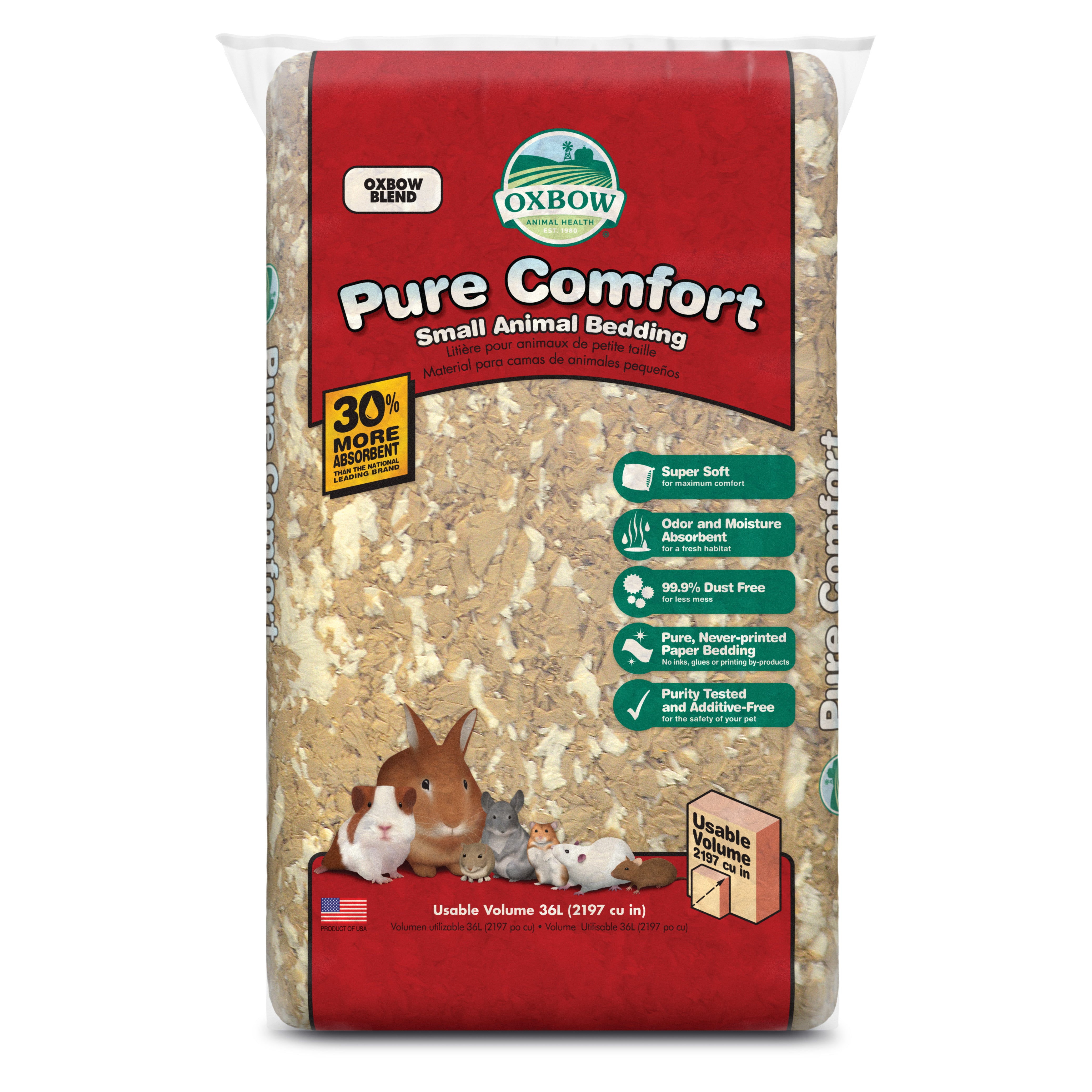Oxbow Pure Comfort Bedding Blend 36L Kohepets