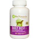 Pet Naturals of Vermont Daily Best Complete Multi-Vitamin Mineral For Dogs - Chicken Liver Flavored 180 Tablets