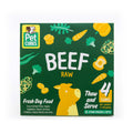 PetCubes Raw Beef Frozen Dog Food 2.25kg - Kohepets