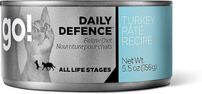 GO! Daily Defence Turkey Pâté Canned Cat Food 156g