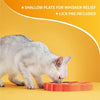 PetDreamHouse PAW 2-In-1 Mini Interactive Slow Feeder For Cats & Dogs (Orange Paw)