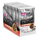 30% OFF (Exp 24Nov23): Pro Plan Derma Plus Salmon In Gravy Adult Pouch Cat Food 85gx12 (1 box)
