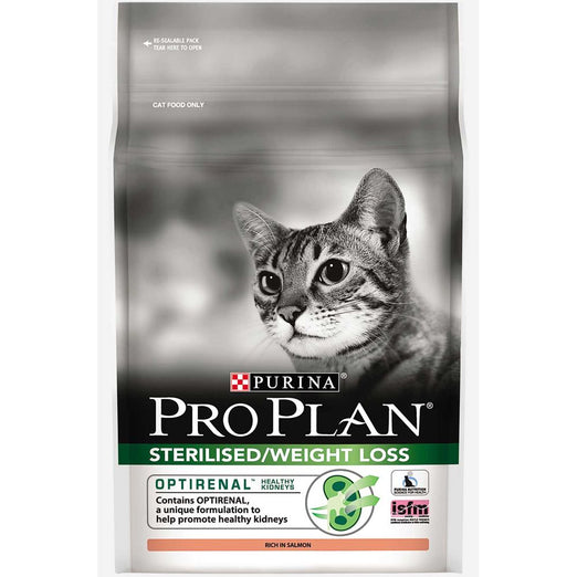 Pro Plan OptiRenal Sterilised/Weight Loss Adult Dry Cat Food 1.3kg - Kohepets