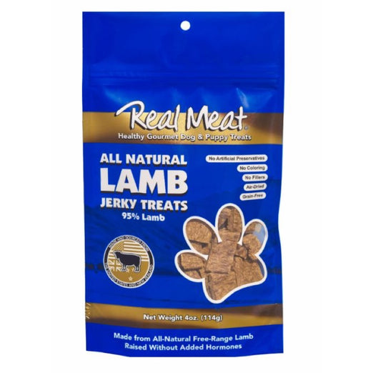 Real Meat Lamb Jerky Grain Free Dog Treat 4oz