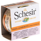 Schesir Chicken With Shrimp In Natural Gravy Grain-Free Adult Canned Cat Food 70g