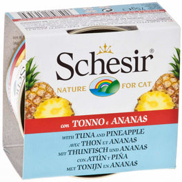 Schesir Tuna and Pineapple Fruit Dinner Canned Cat Food 75g - Kohepets
