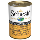 10% OFF: Schesir Tuna With Pilchards In Jelly Adult Canned Cat Food 140g