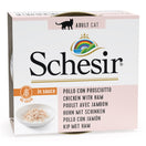 Schesir Chicken With Ham In Natural Gravy Grain-Free Adult Canned Cat Food 70g