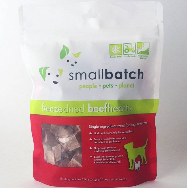 Small Batch Freeze Dried Beef Hearts Cat & Dog Treats Kohepets