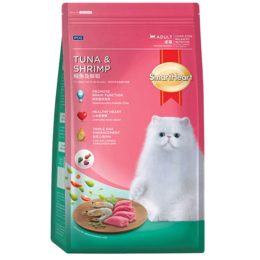 Smartheart Tuna & Shrimp Adult Dry Cat Food - Kohepets
