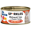 $6 OFF 24 cans: Sparkles Colours Whitemeat Tuna With Pumpkin Topping Canned Cat Food 70g x 24