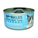 $7 OFF 24 cans: Sparkles White Meat Tuna + Carrot Canned Cat Food 70g x 24