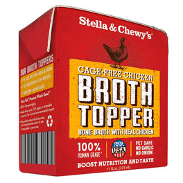 Stella & Chewy’s Cage-Free Chicken Broth Topper For Dogs 11oz - Kohepets