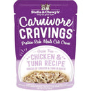 4 FOR $13.60: Stella & Chewy's Carnivore Cravings Chicken & Tuna In Broth Grain-Free Pouch Cat Food 2.8oz
