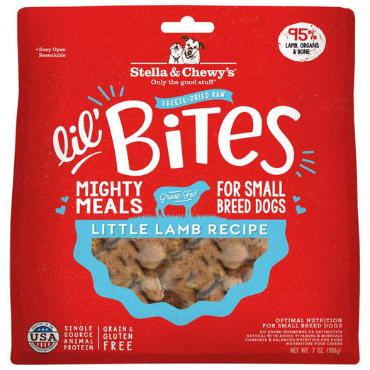 Stella & Chewy’s Lil’ Bites Little Lamb Freeze Dried Dog Food 7oz - Kohepets