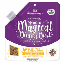 Stella & Chewy’s Marie’s Magical Dinner Dust Chicken Freeze-Dried Cat Food Topper 7oz - Kohepets
