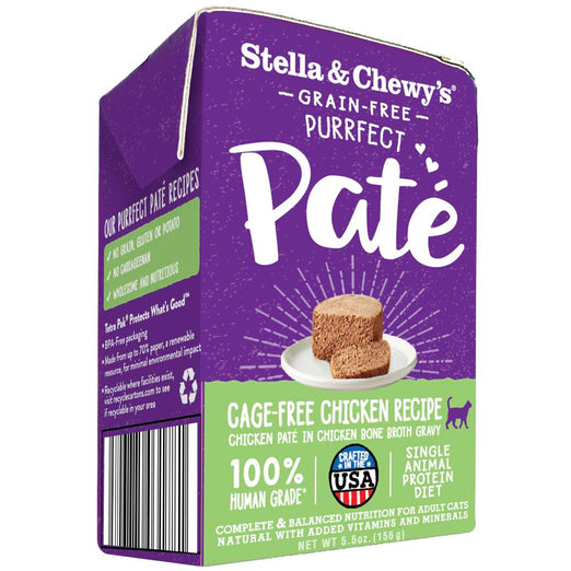 Stella & Chewy’s Purrfect Pate Cage-Free Chicken Wet Cat Food 5.5oz - Kohepets