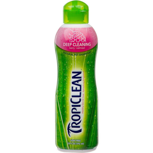 Tropiclean Berry Clean Deep Cleaning Shampoo 590ml - Kohepets